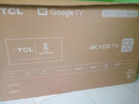 TV TCL smart 55" semi nova 