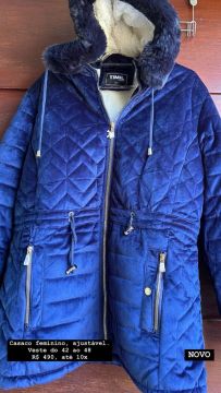 Casaco Feminino Azul Marinho - Novo