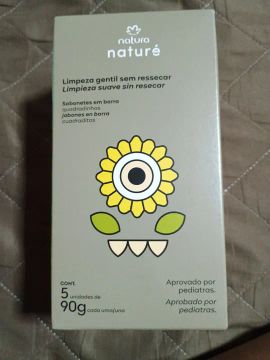 Sabonete Natura Naturé Limpeza Gentil - 5 unidades