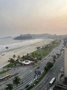 Living com vista total para o mar com 34m² - Itararé Santos\ São vicente.