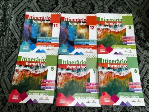 vendo livros da rede pitágoras para ensino médio 