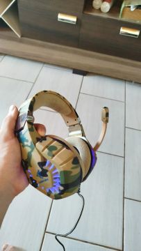 Headset Gamer Golden Ultra Camuflado com LED