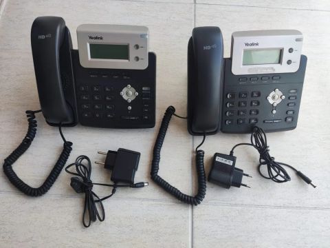 2 Telefones IP Yealink (SIP-TP20P) e (SIP-TP20)