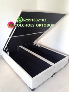 Cama Box Baú Queen size blindado e reforçado