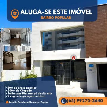 Ponto Comercial à 50m da Praça Popular - Cuiabá