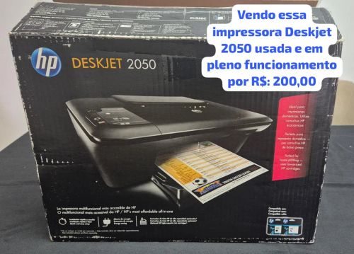 Impressora Deskjet 2050 Usada