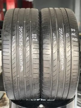 Kit 02 Pneus 255/50r19 Continental Sportcontact 5 103w (usado) 7/8