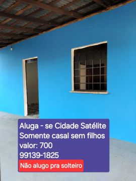 Aluga- se Cidade Satélite 