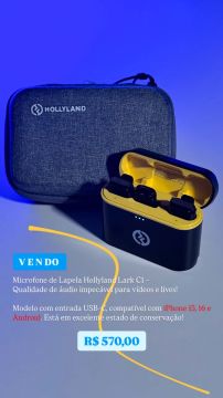 Microfone de Lapela Hollyland Lark C1 -