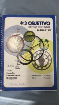 Caderno Pré-Vestibular Objetivo - 1EH