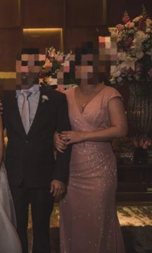 Vestido de festa Rosé 