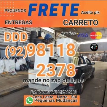 Frete terra nova cidade nova novoaleixo tancredo grande vitoria zumbi zona leste,norte,sul