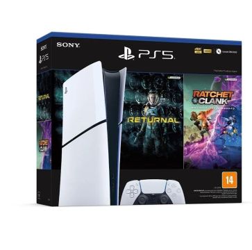 Playstation 5 Digital Edition com Returnal e Ratchet & Clank