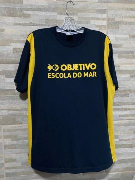 Camiseta Objetivo Escola do Mar - Unissex - Novo