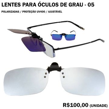 Lentes Cinzas para Óculos de Grau