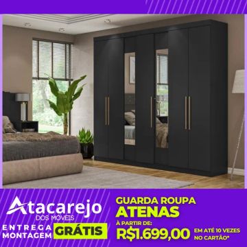 Guarda Roupa Casal Entreg e Montagem Grátis 