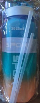 Kit Garrafas 3 em 1 garrafas 2L 900ml 300ml Squeze Academia Treino Tie Dye