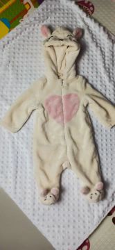 Macacão inverno teddy boom P coelho Novo