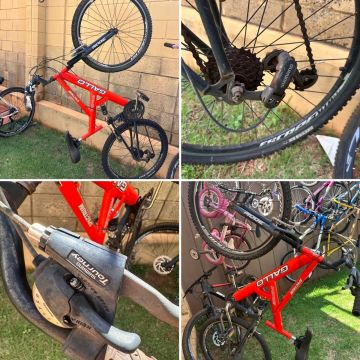 Bicicleta aro 26 pouco usada kit shimano pneus novos