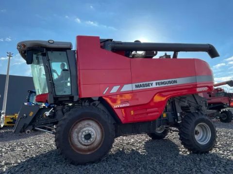 Sojeira, MF 6690 ano 2022 com plataforma de 25 pés drapper.