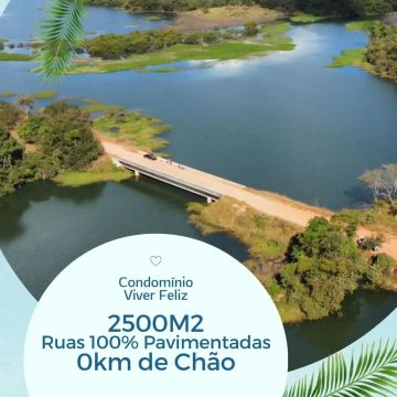 } Terrenos 2500m2 com Acesso ao Rio Corumba ,