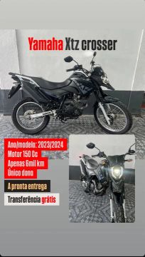 Yamaha Xtz Crosser 150cc 2023/2024 - Único Dono