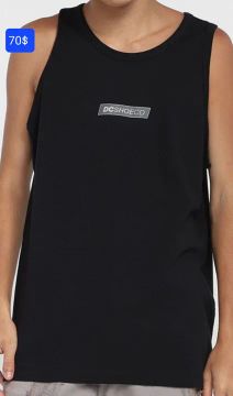Camisa regata da DC Shoes P e M original 