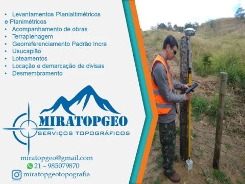 Topógrafo - Loteamento - UFV - Area Rural
