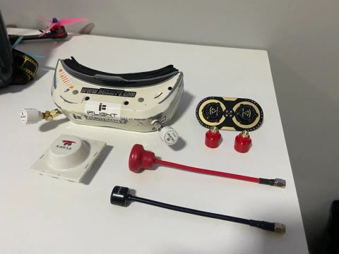 Óculos analógico para drone FPV