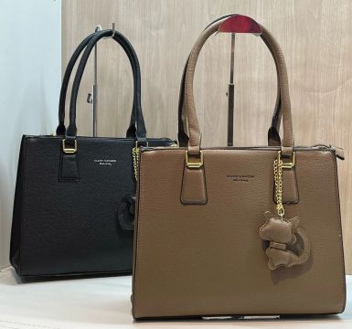 Bolsa Feminina Classic & Modern - Preta e Bege