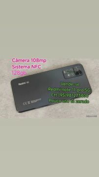 Redmi Note 11 Pro 5G 128GB - Câmera 108MP - NFC
