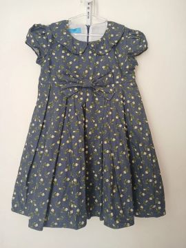 Vestido Social Festa Infantil Menina Florido Tamanho 6 Novo
