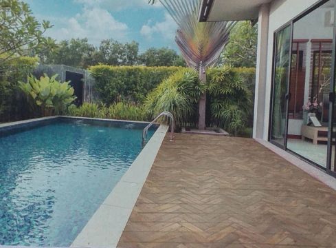 Deck para piscinas, quiosques e pergolados 