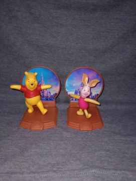 Bonecos Winnie the Pooh e Piglet - Brinquedo McDonald's