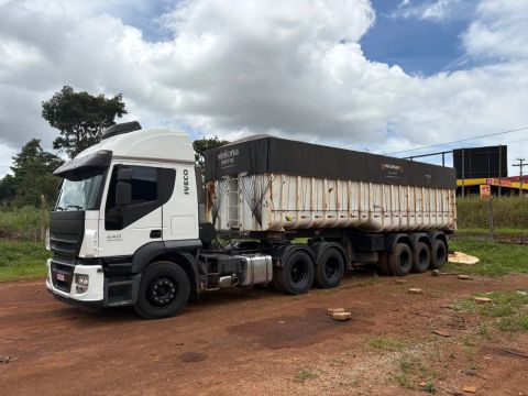 IVECO STRALIS 440 2013 + CAÇAMBA LS NOMA 2011