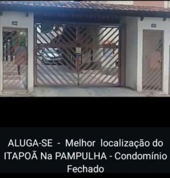 Aluga-se Casa 3 qtos, garagem melhor localização do ITAPOÃ PAMPULHA - Condomínio  fechado 