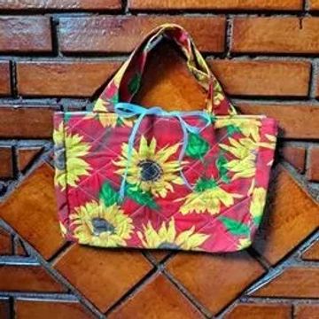 BOLSA FLORAL GIRASSÓIS