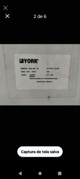 Condensadora York 60 mil btus
