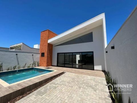 Casa com 3 suítes à venda, 123 m² por R$ 790.000 - Loteamento Riviera - Porto Rico/PR