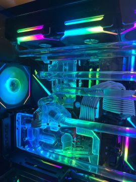 Placa mae Asus Rog Strix x470 F-Gaming com Monoblock EK