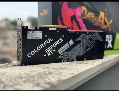 Placa de Vídeo Colorful GeForce RTX 3060 Ti Battle-Ax