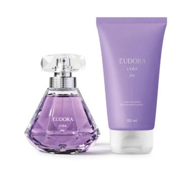 Kit Eudora Lyra Joy - Desodorante Colônia e Loção hidratante corporal 