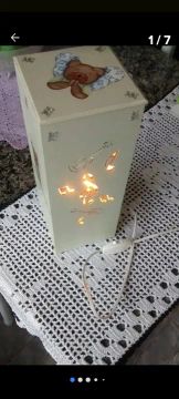 Abajour infantil em mdf elétrico