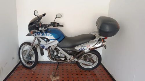 Moto BMW GS 650nF Dakar ( fazer motor, biela ))