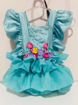 Vestido Infantil Menina com Flores