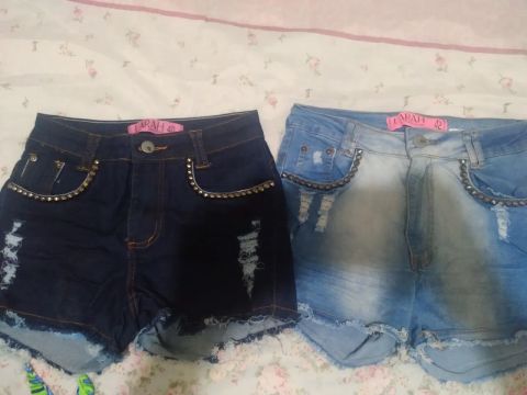 Shorts Jeans - 40 e 42 - Descolados e estilosos!