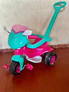 Motinha Infantil Rosa e Verde