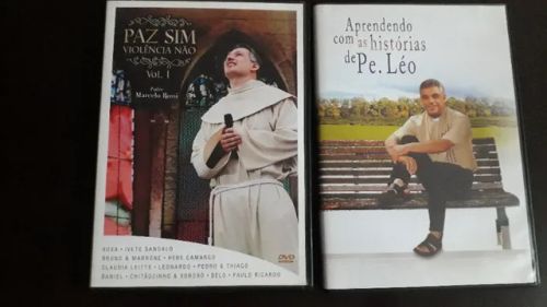 Dvds Padre Marcelo Rossi e do Padre Léo seminovos