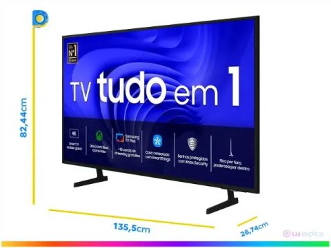 Smart TV 60? 4K UHD LED Samsung 60DU7700 / Loja fisica