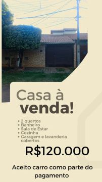 Casa semi nova no Jardim Centro Oeste